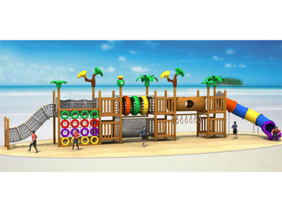 Kids Outdoor Wooden Jungle Gym Johannesburg MP-015